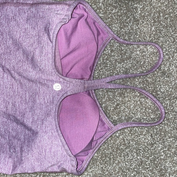 PURPLE LULU LEMON POWER Y TANK TOP - Picture 3 of 5